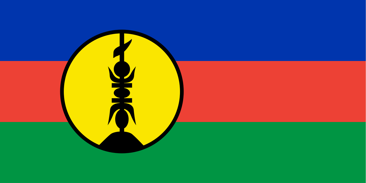 The flag of New Caledonia.
